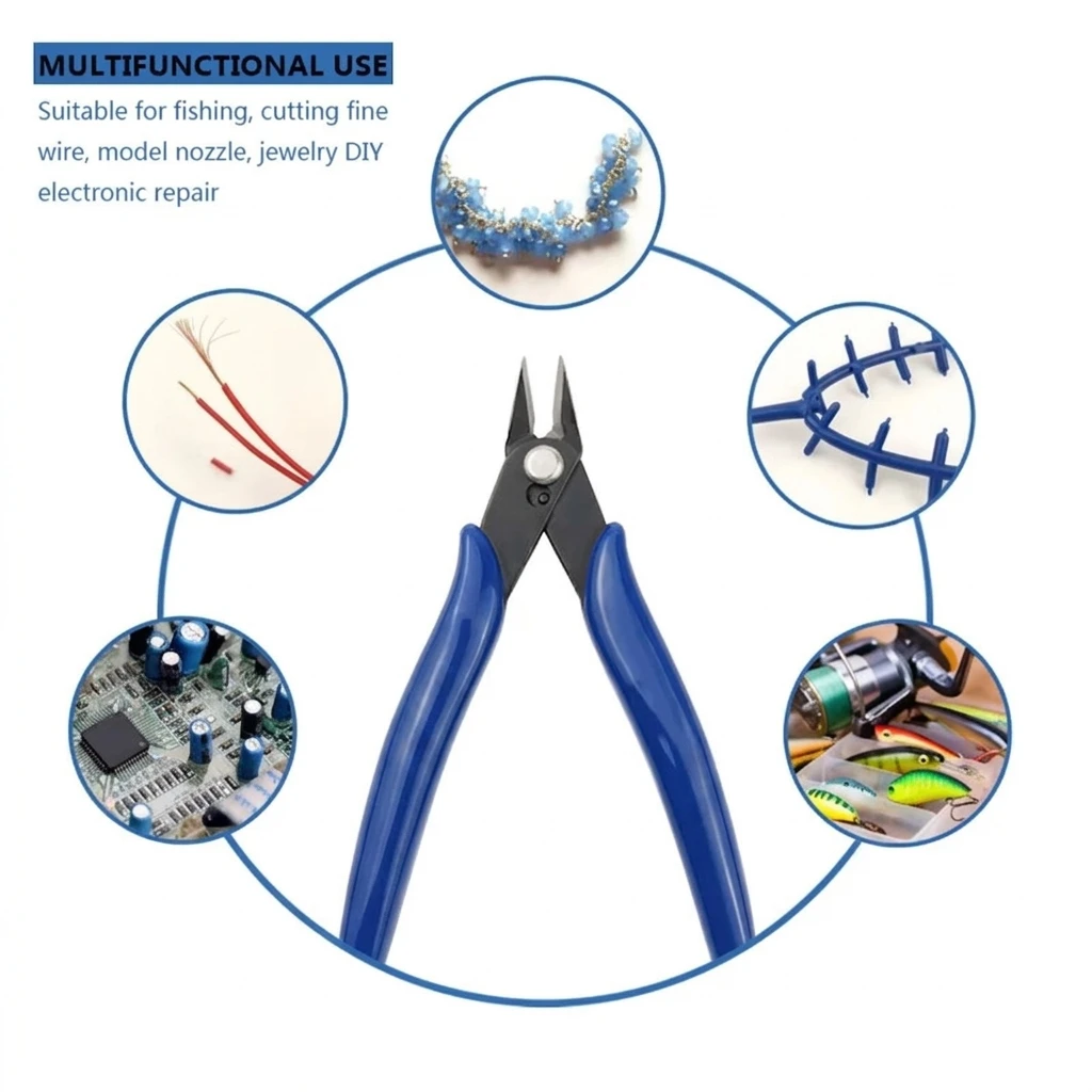 Electronics Repair Hobby - Carbon Steel Diagonal Pliers Wire Cutter,